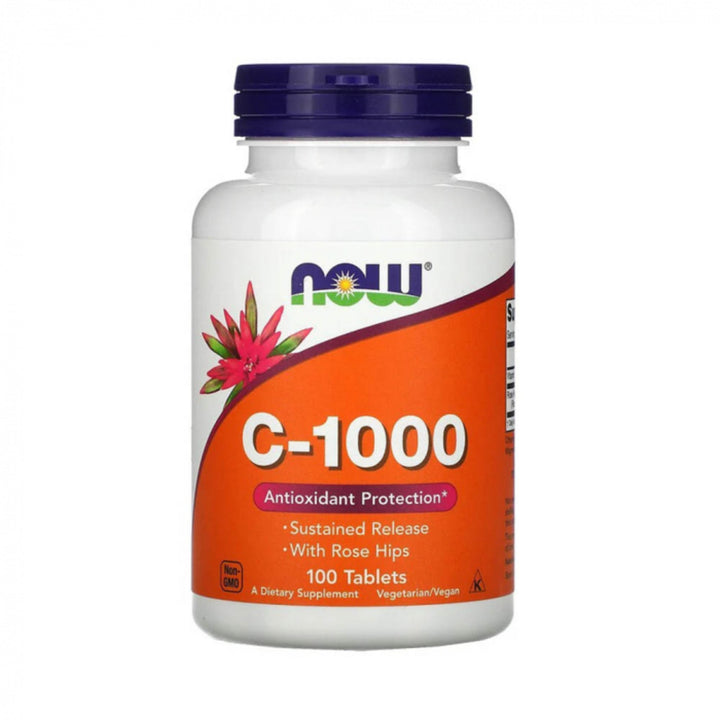 Vitamina C, Now Foods Vitamina C 1000 100tabs - gym-stack.ro