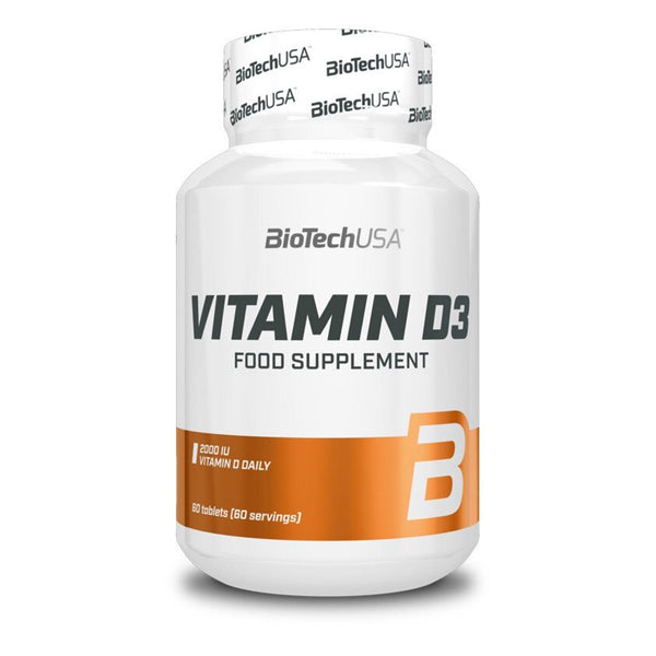 Vitamina D3 - BioTechUSA Vitamin D3 60 tablets - gym-stack.ro