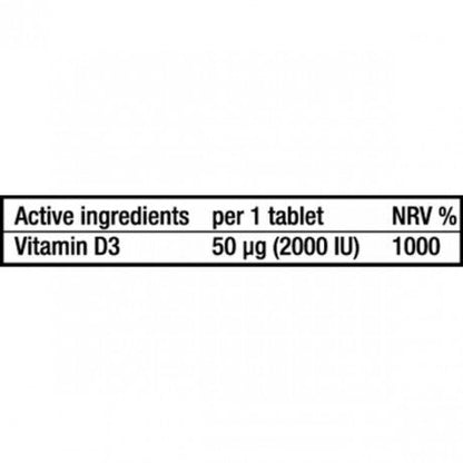 Vitamina D3 - BioTechUSA Vitamin D3 60 tablets - gym-stack.ro