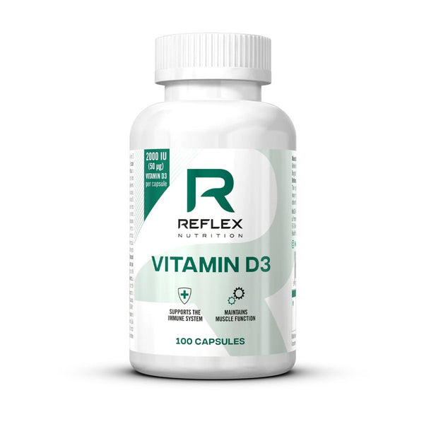 Vitamina D3 - Reflex Nutrition Vitamin D3 100 capsules - gym-stack.ro