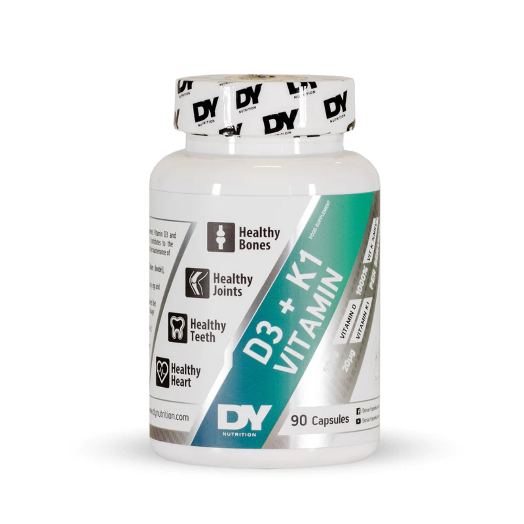 Black Friday - Reduceri Vitamina D3+K1, DY Nutrition, 90 caps Promotie