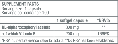 Black Friday - Reduceri Vitamina E - BioTechUSA Vitamin E 100 softgels capsules Promotie