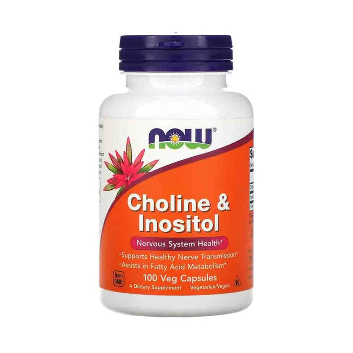 Vitamine Now Foods Choline & Inositol 500 mg 100caps - gym-stack.ro