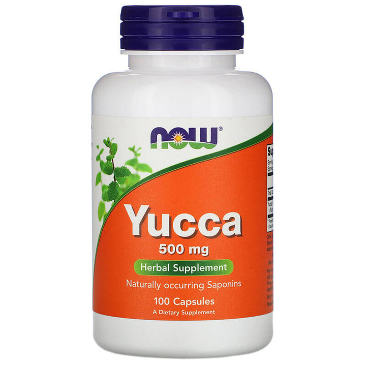 Yucca, Now Foods, Yucca 500mg, 100capsule - gym-stack.ro