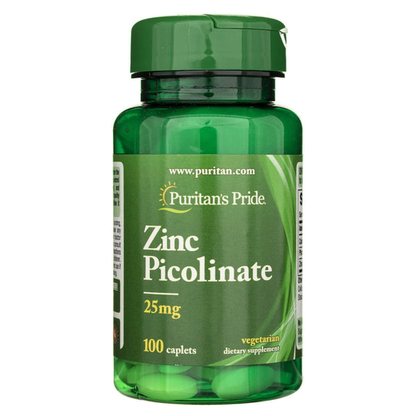 Zinc Picolinat, Puritan's Pride, Zinc Picolinate 25mg, 100caps - gym-stack.ro