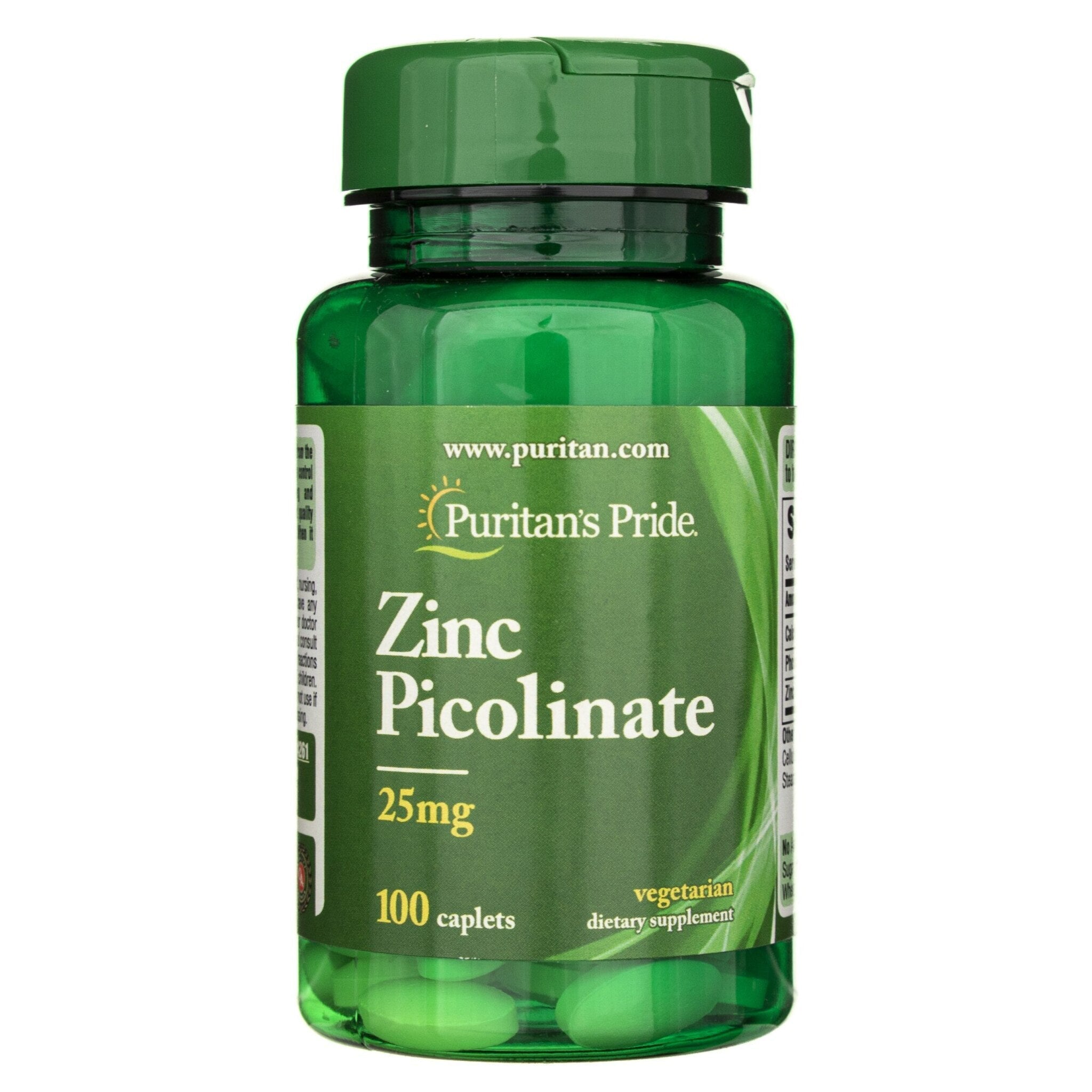 Zinc Picolinat, Puritan's Pride, Zinc Picolinate 25mg, 100caps